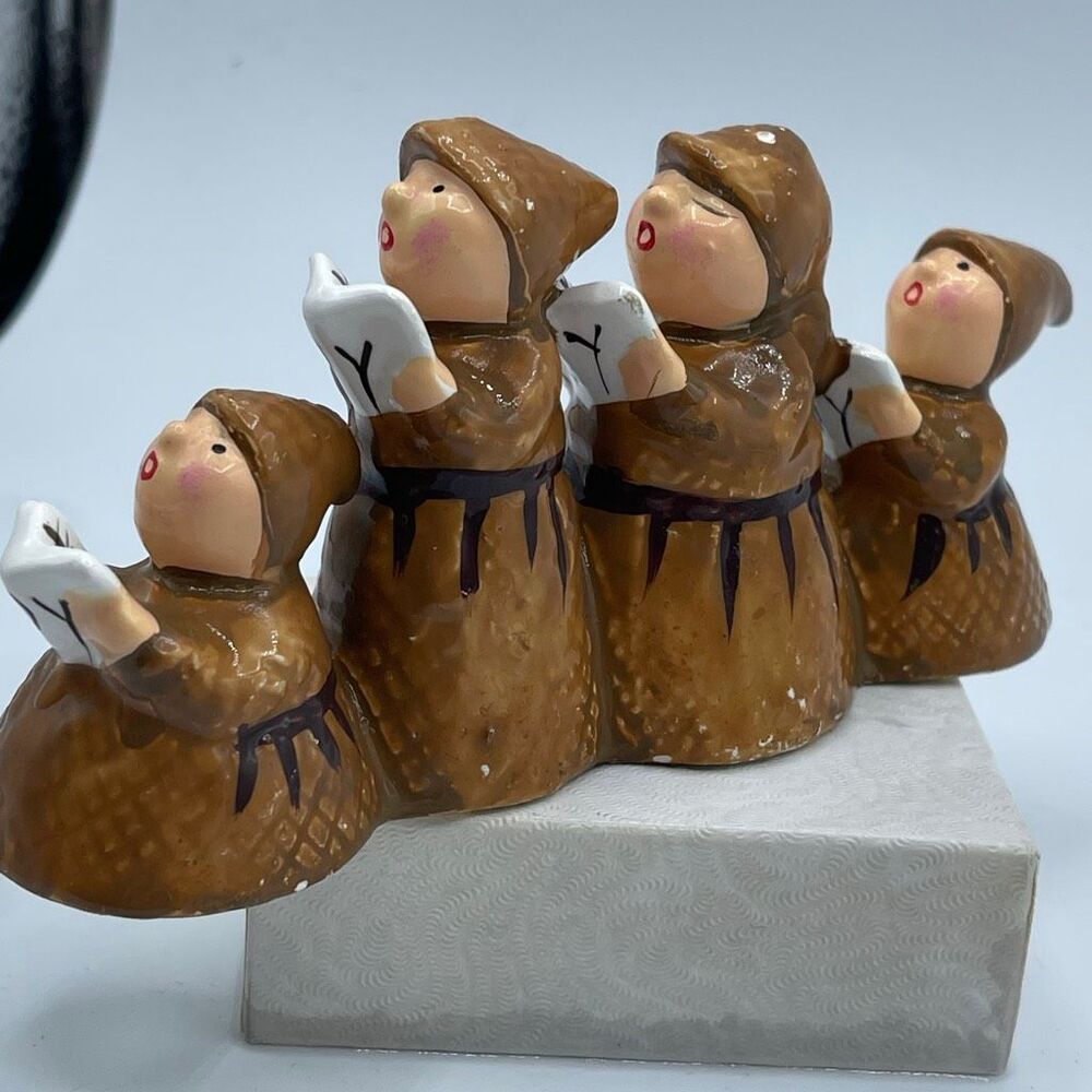 Vintage Department 56 “Monks a caroling” figurine